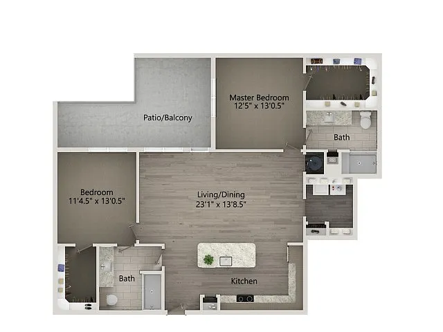 Floor plan B3