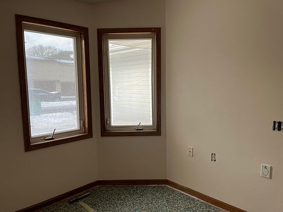 One upstairs bedroom with closet and new carpet just installed