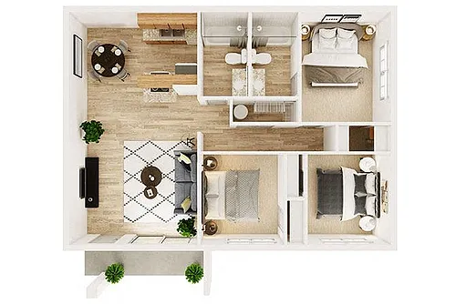 Floor plan Sycamore (Upgraded)