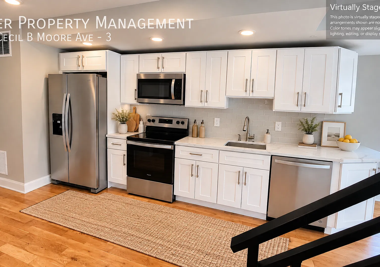 Spacious 3BR/3BA Apartment with Private Rooftop Deck, Central A/C & In-Unit Laundry — Photo 2