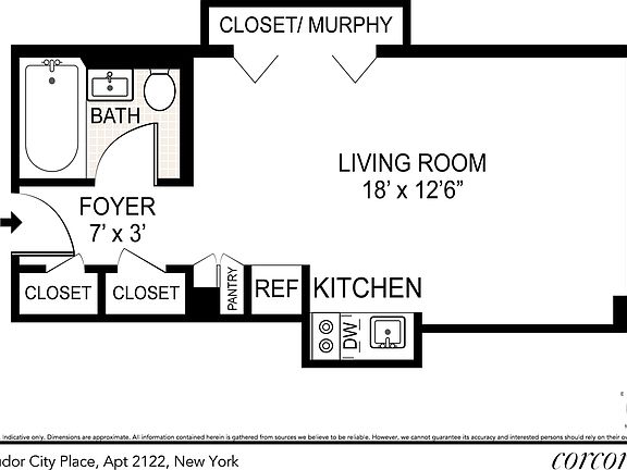 5th image of 25 Tudor City Pl APT 2122
