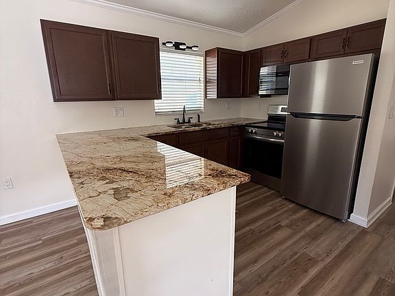 Kitchen View from Main Living Area