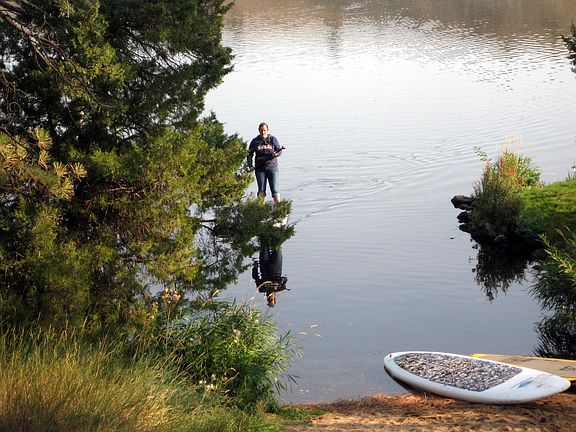 Private boat ramp