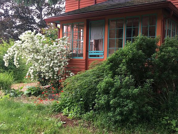 front entrance facing south