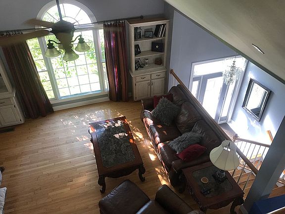 Balcony view of living room 