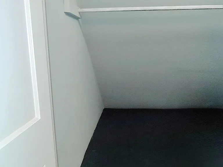 Walk in hallway closet
