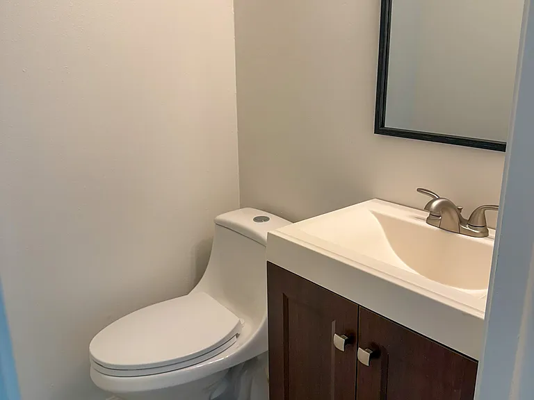 Downstairs half bath
