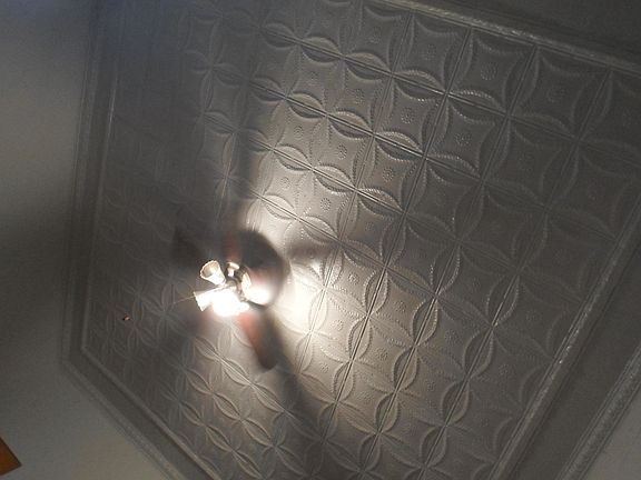 Tin ceiling in DR - 1826