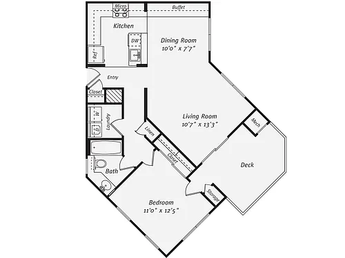 Floor plan A3G