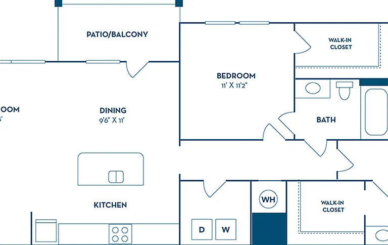 2 Bedroom | 2 Bath | 1202 SF | Renovated 2 Bedroom | 2 Bath | 1202 SF | Renovated