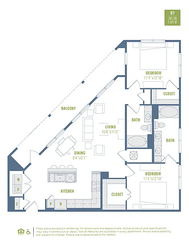 Floor plan B7