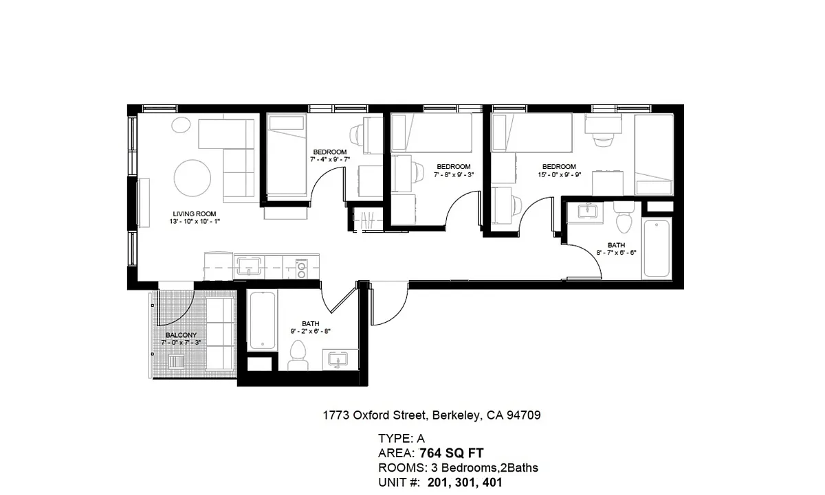 Building Photo - 1773 Oxford St #401
