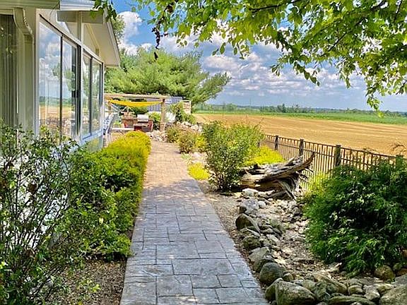 Creek-backyard facing east