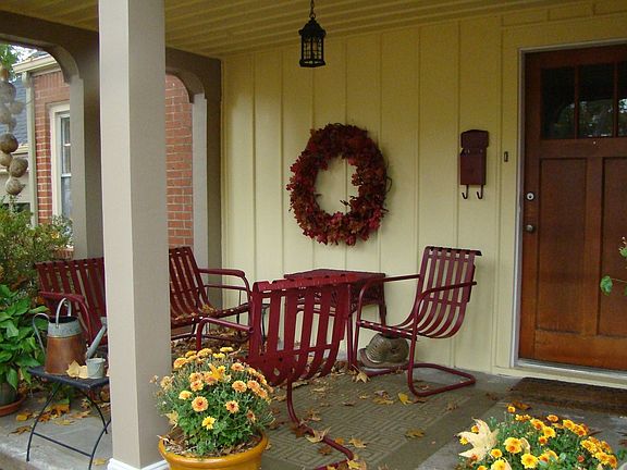 Cozy front porch