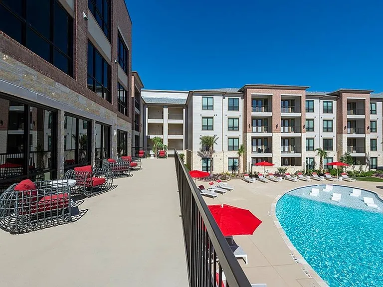 Poolside Fitness Center balcony