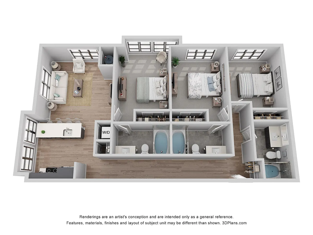 Floor plan A-3D