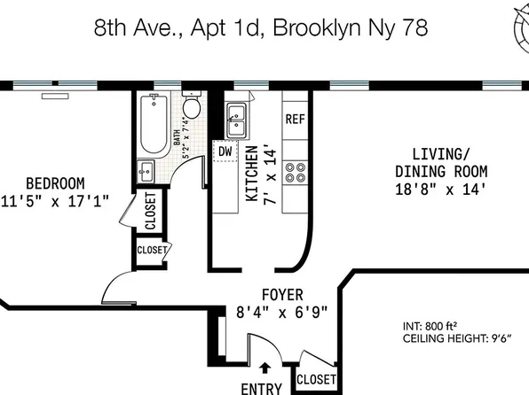 78 8th Ave APT 1D, Brooklyn, NY 11215