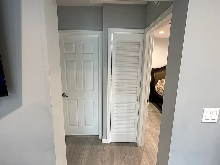 Small closet in hallway
