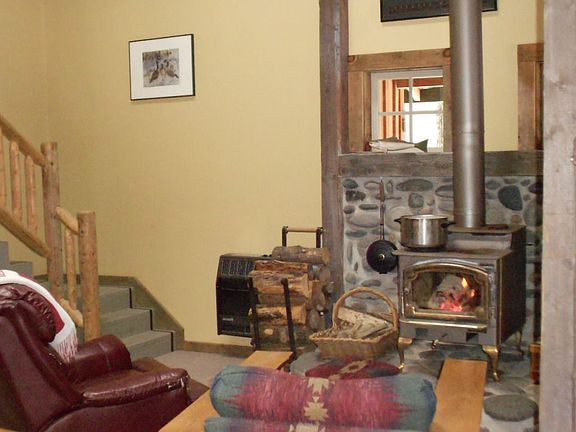 Lopi Woodstove in Living Rm