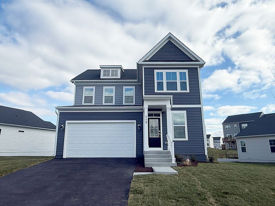 The exterior of the Denison on homesite 2368 at Snowden Bridge.