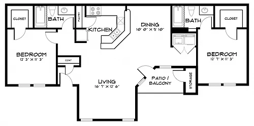 Floor plan B3