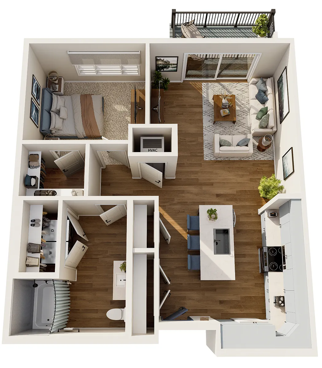 Floor plan Unit Type K1