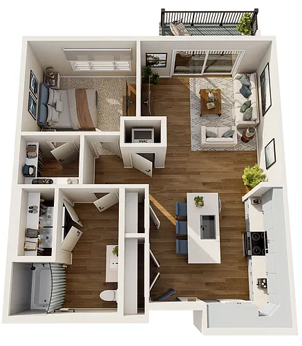 Floor plan Unit Type K1