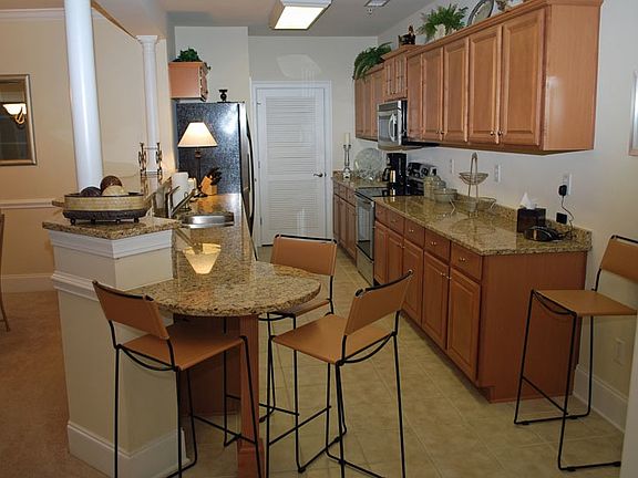 Open kitchen and dining areas great for entertaining