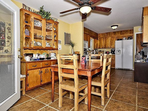 Dining and kitchen areas