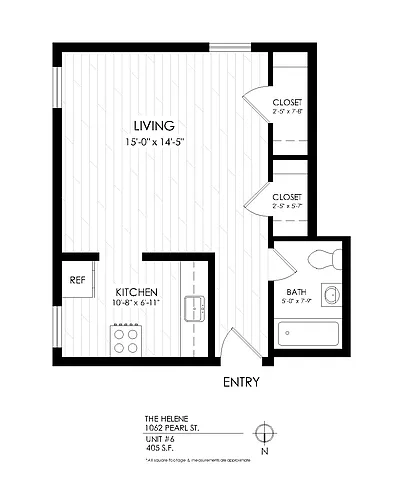 Floor plan Studio