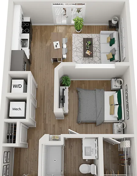 2A1 - Phase 2 Modern floor plan The Boulevard (SC)