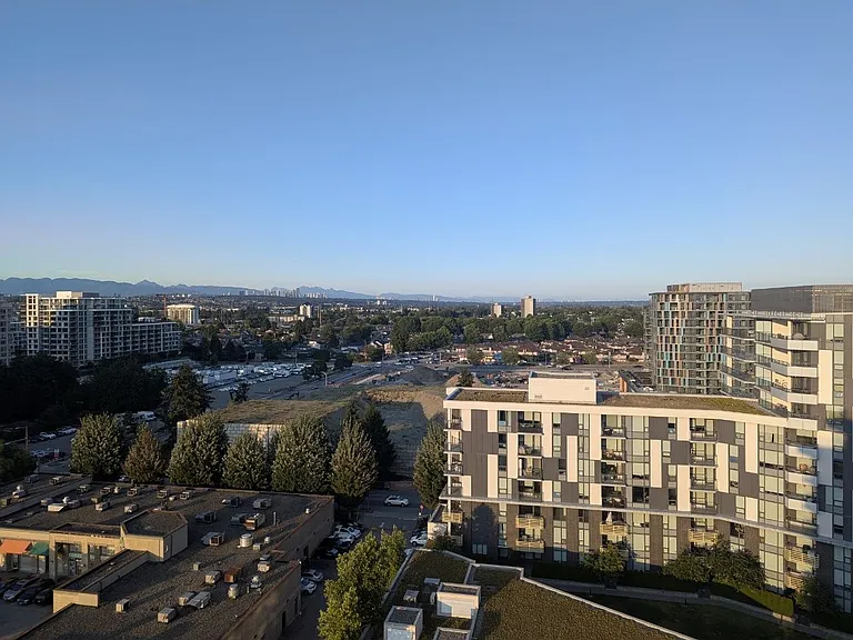 View to the east from the terrace.