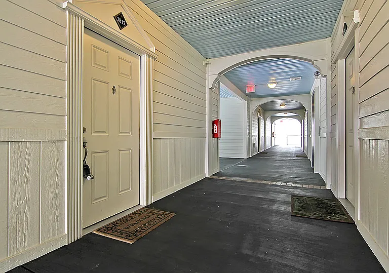 Breezeway and front door entry