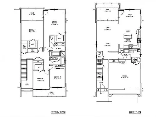 Floor plan 4-Bedroom Multiplex