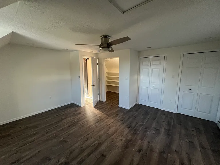 Upstairs bedroom 1 with 3 closets