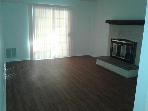 living room with fireplace