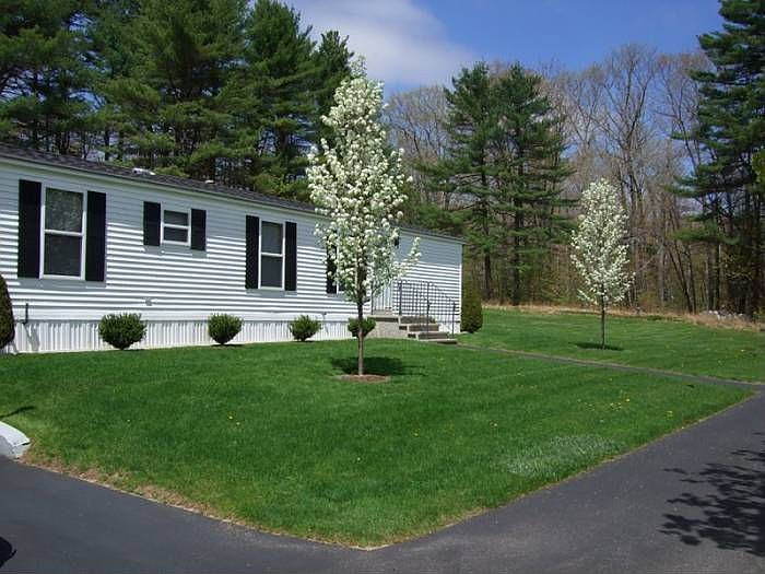 Front with landscaping