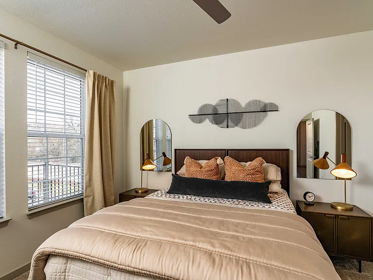 Spacious bedrooms.