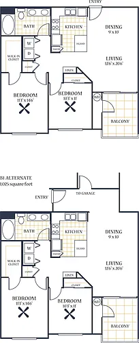 Floor plan B1