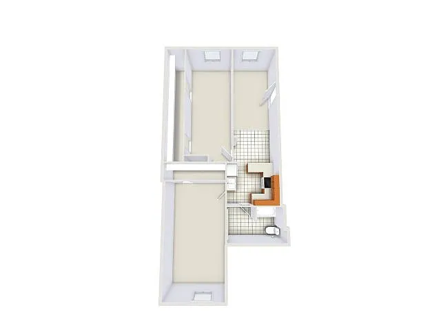 Floor plan 1X1 Deluxe