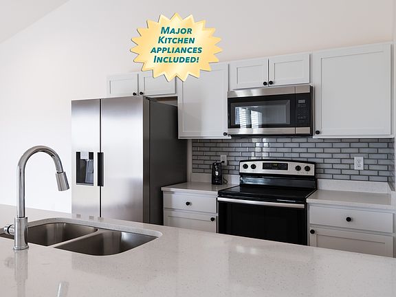 Kitchen. Dishwasher, Range, Refrigerator, Microwave included