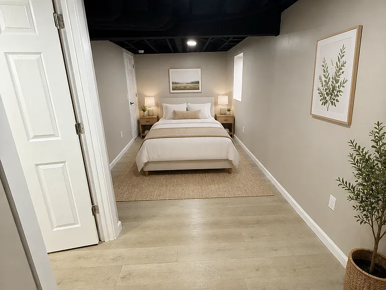 Basement Bedroom Stage