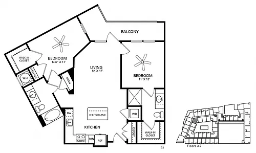 Floor plan Gillings
