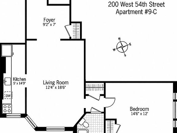 5th image of 200 W 54th St APT 9C
