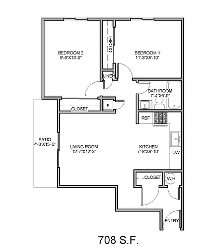 Floor plan 2x1A