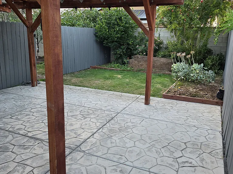 Patio next to Master bedroom