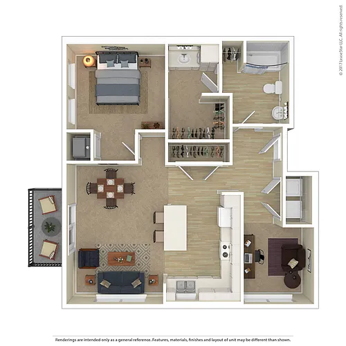 Floor plan Calloway with Den