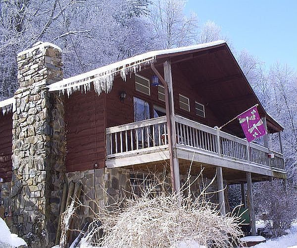 View of house in winter