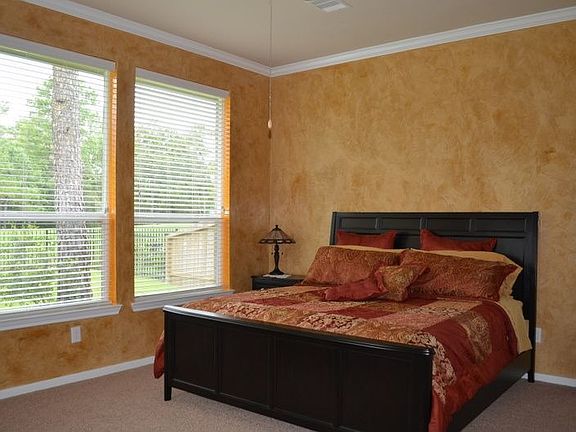 Custom venetian plastered walls...