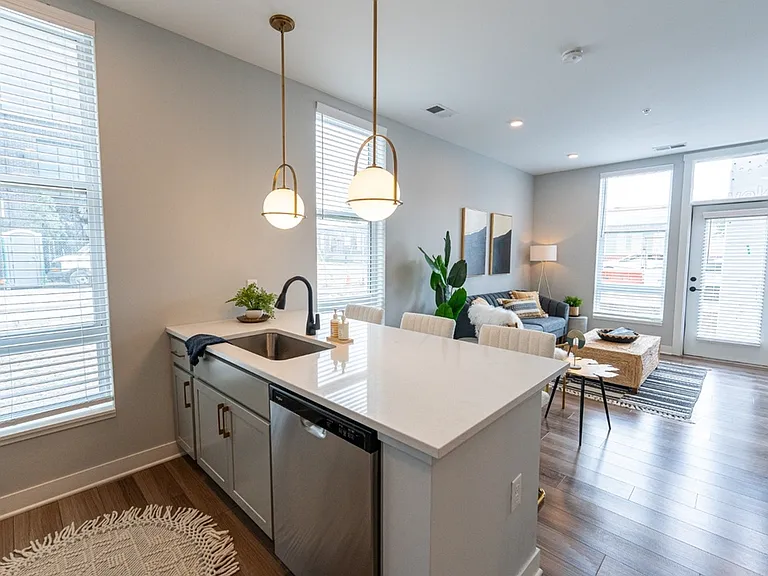 Model Living Room From Kitchen